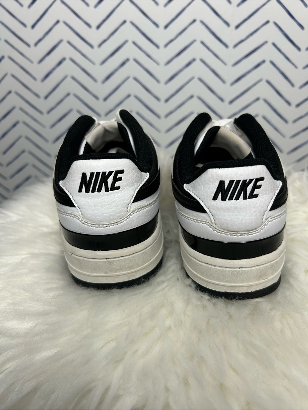 Nike Air Force one gamma force black and white size 9 - Picture 2 of 5